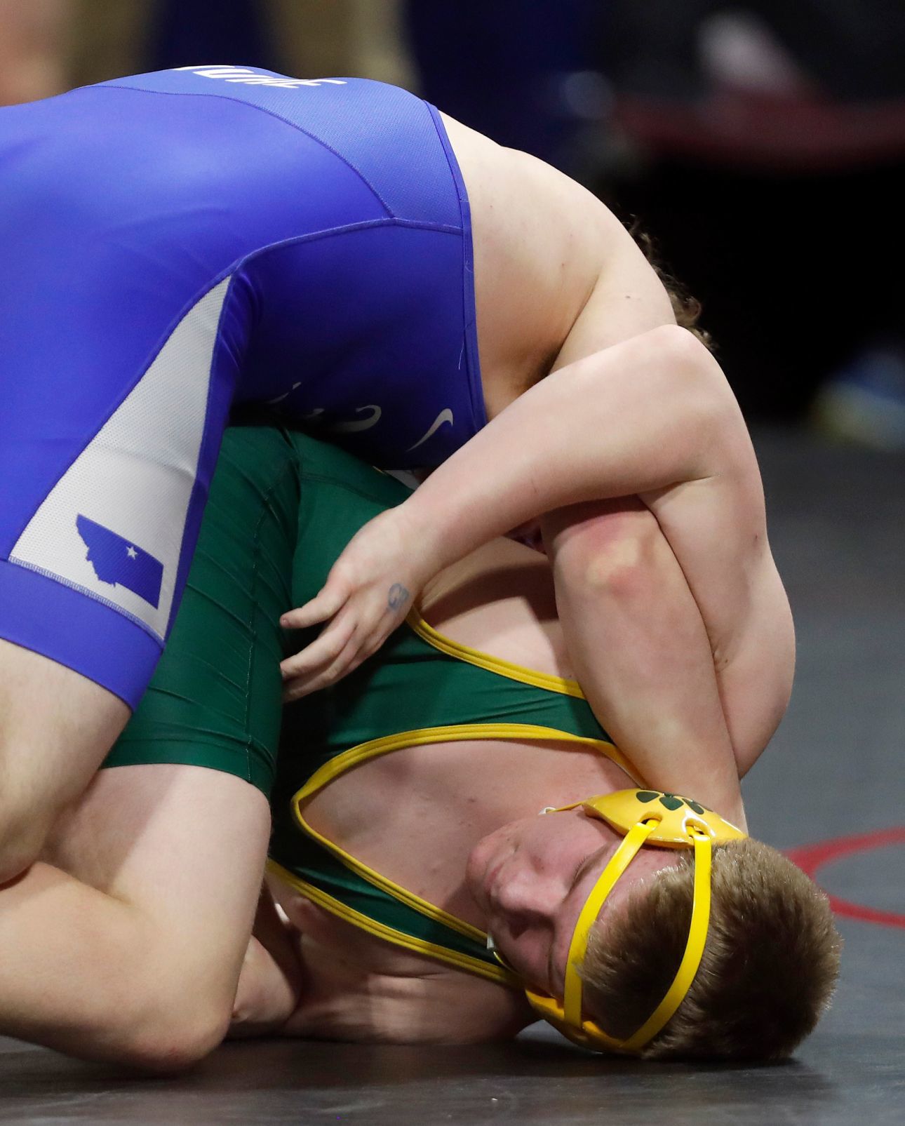 First round of state wrestling